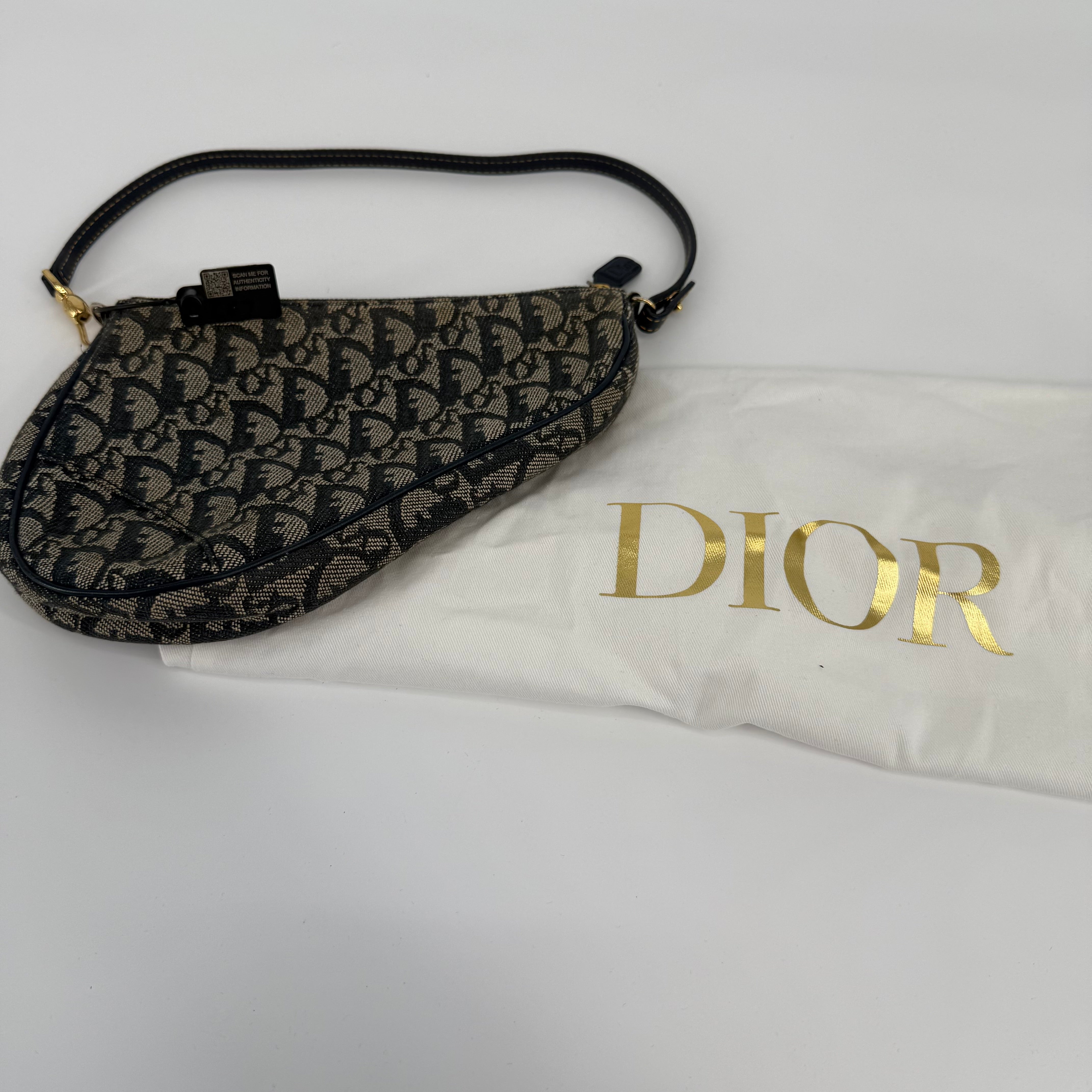 DIOR Saddle Trotter Shoulder Handbag