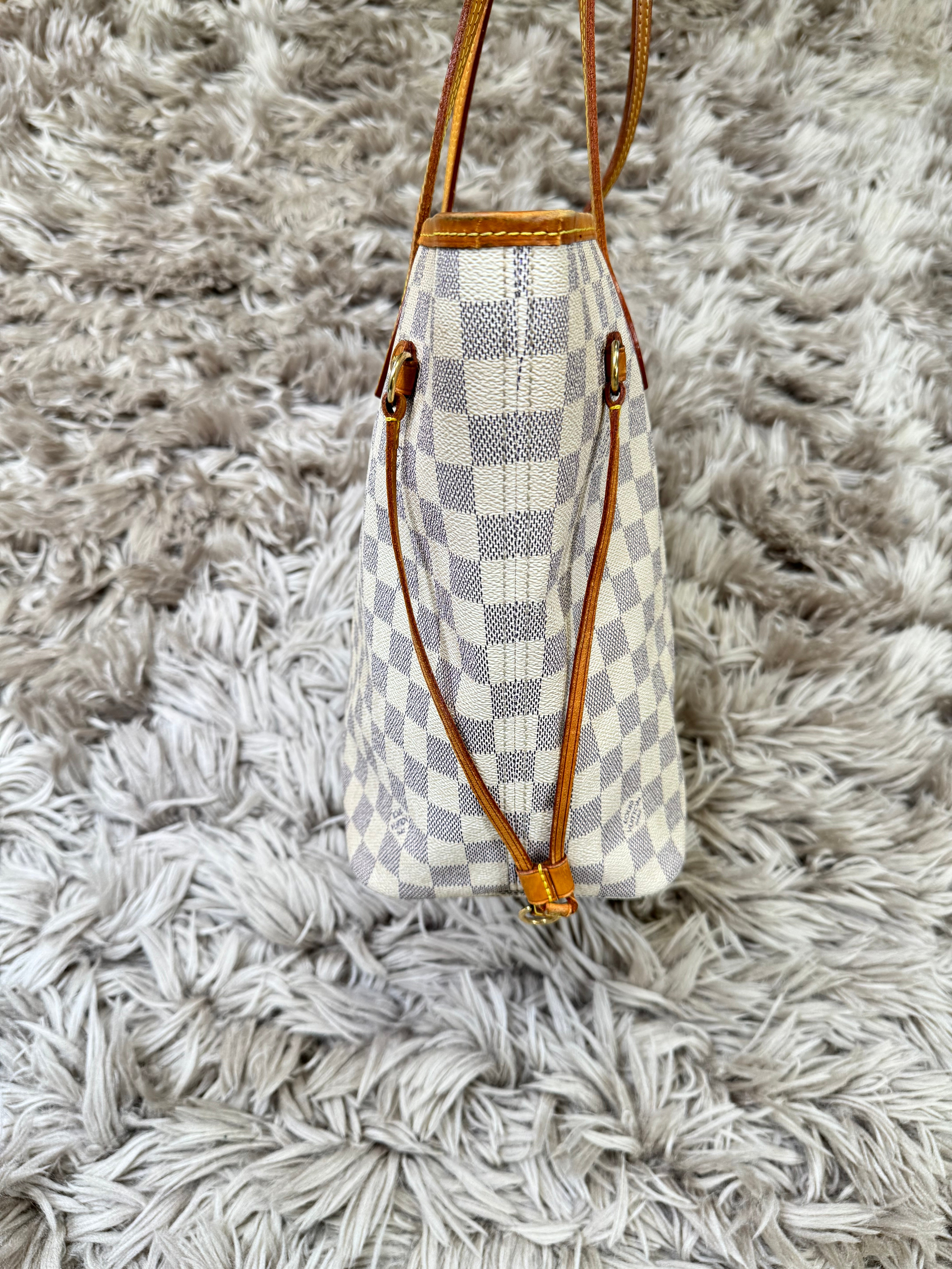 Louis Vuitton neverfull MM Damier azur