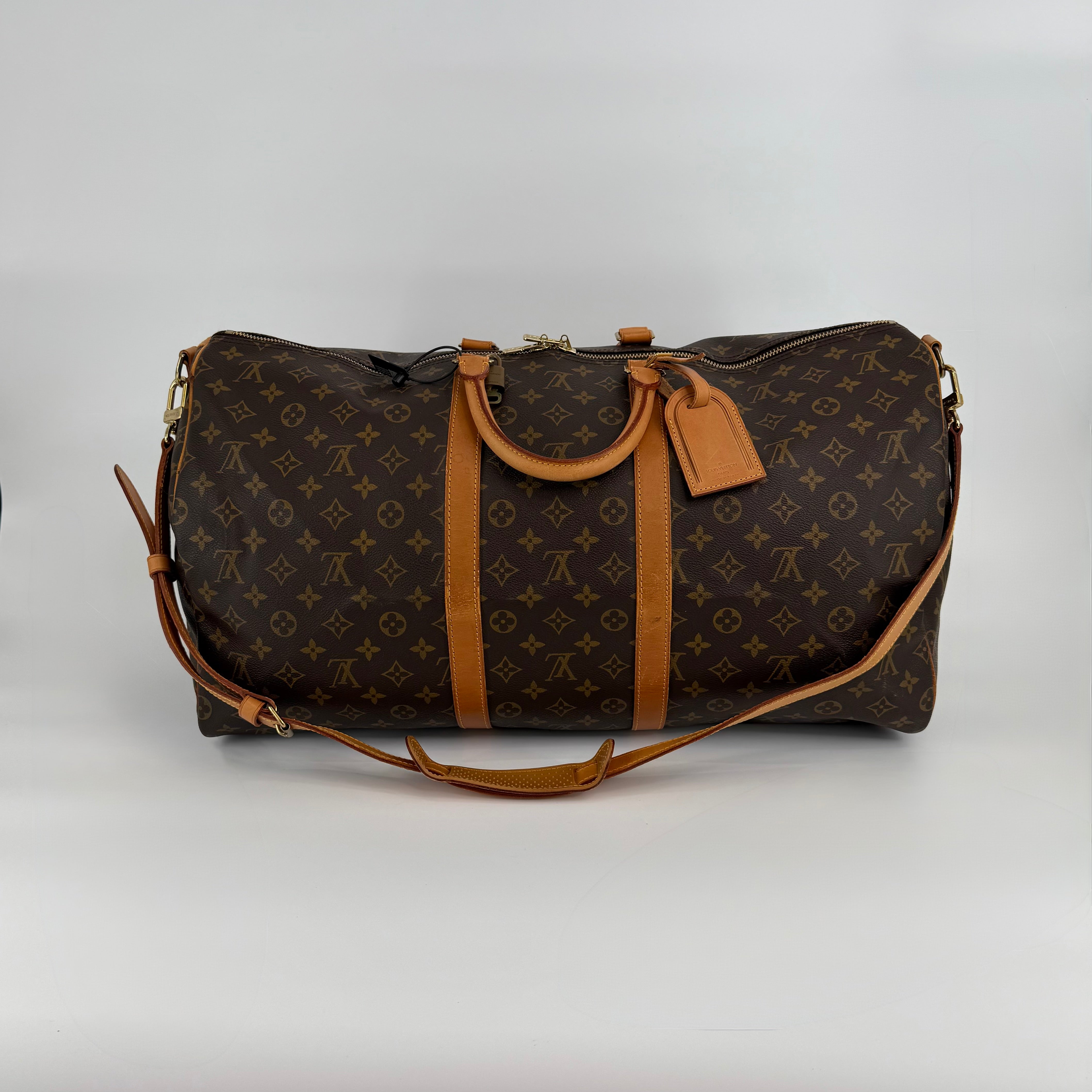 Louis Vuitton Monogram Keepall 55 With Strap