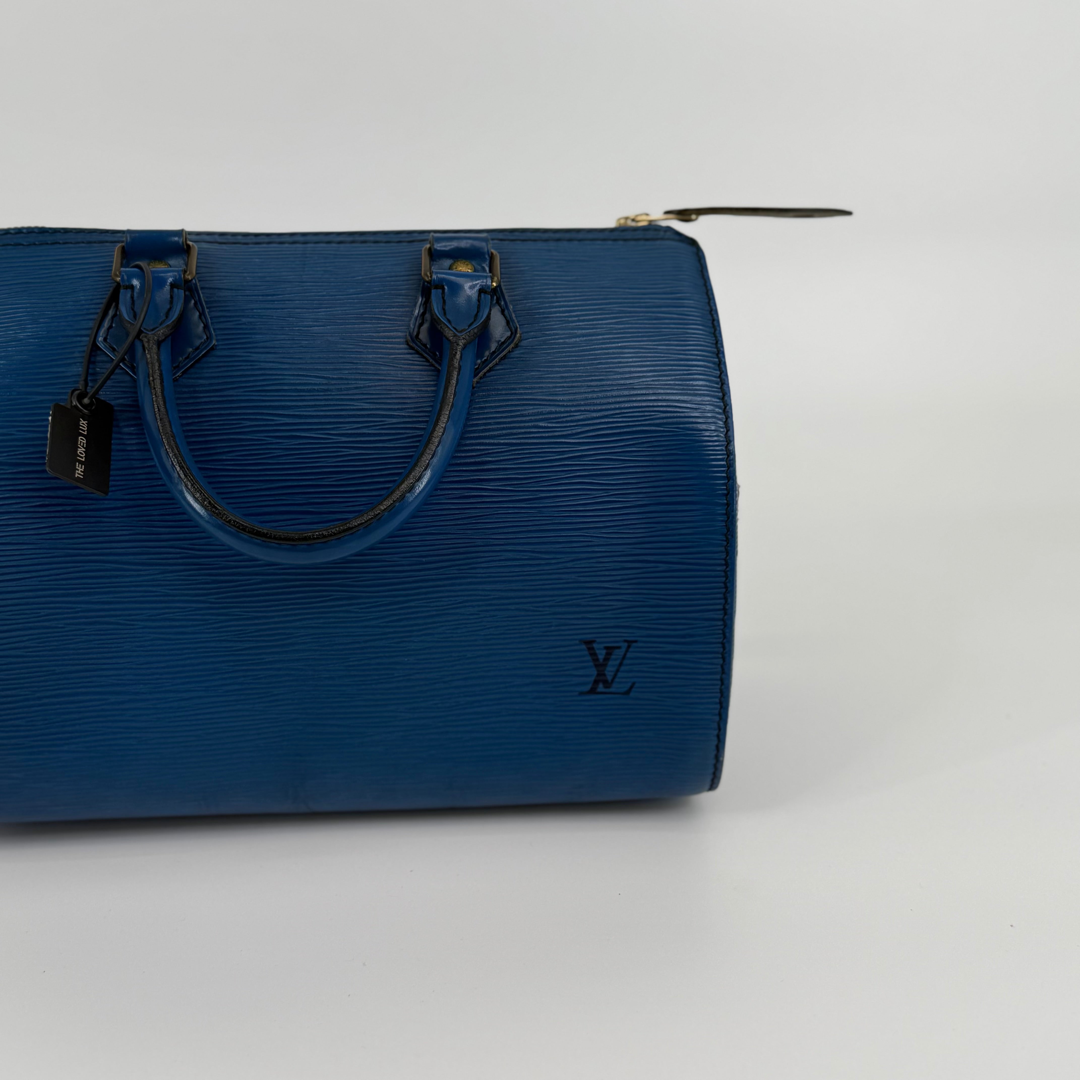 Louis Vuitton Epi Blue Speedy 25
