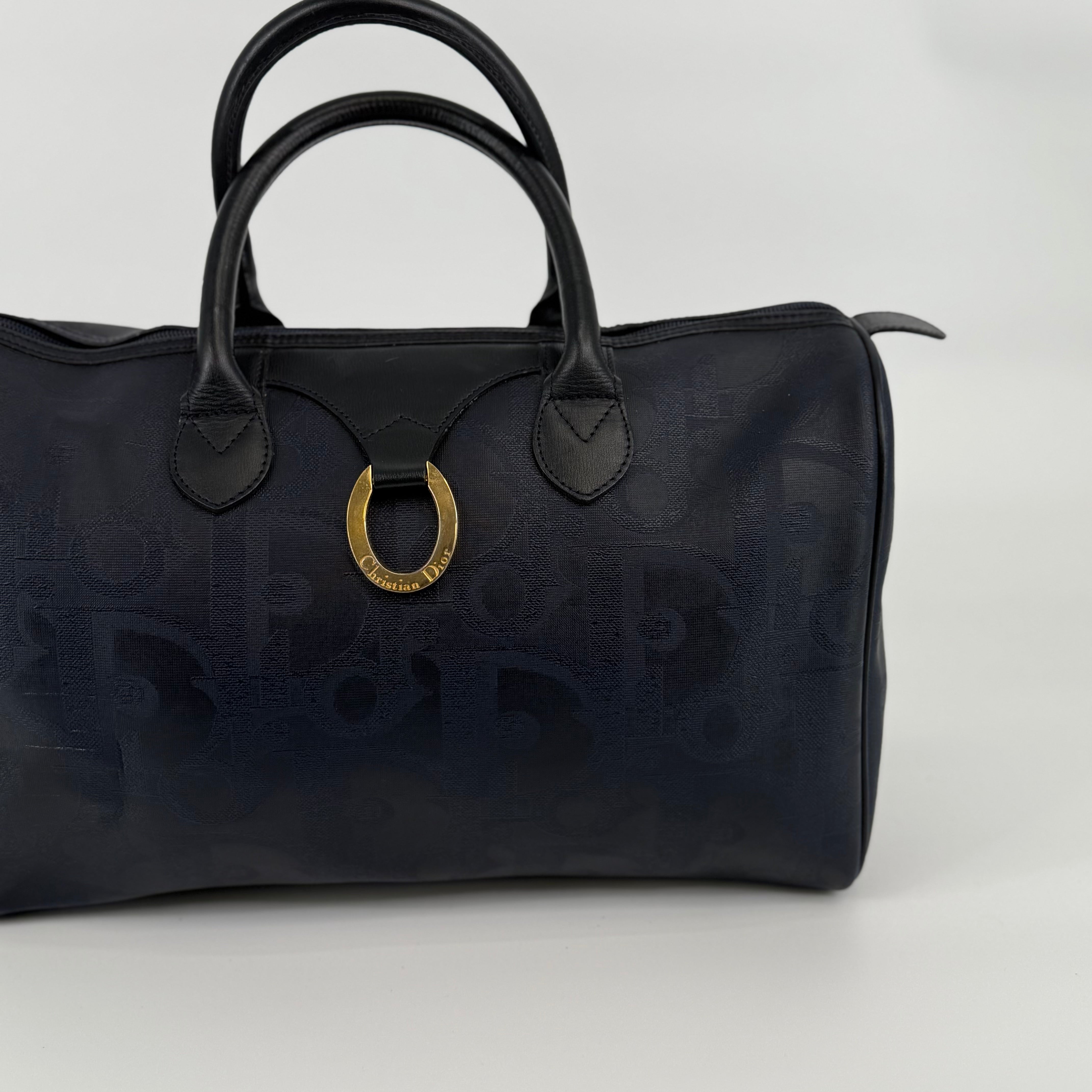 Dior Diorissimo Pattern Boston Bag