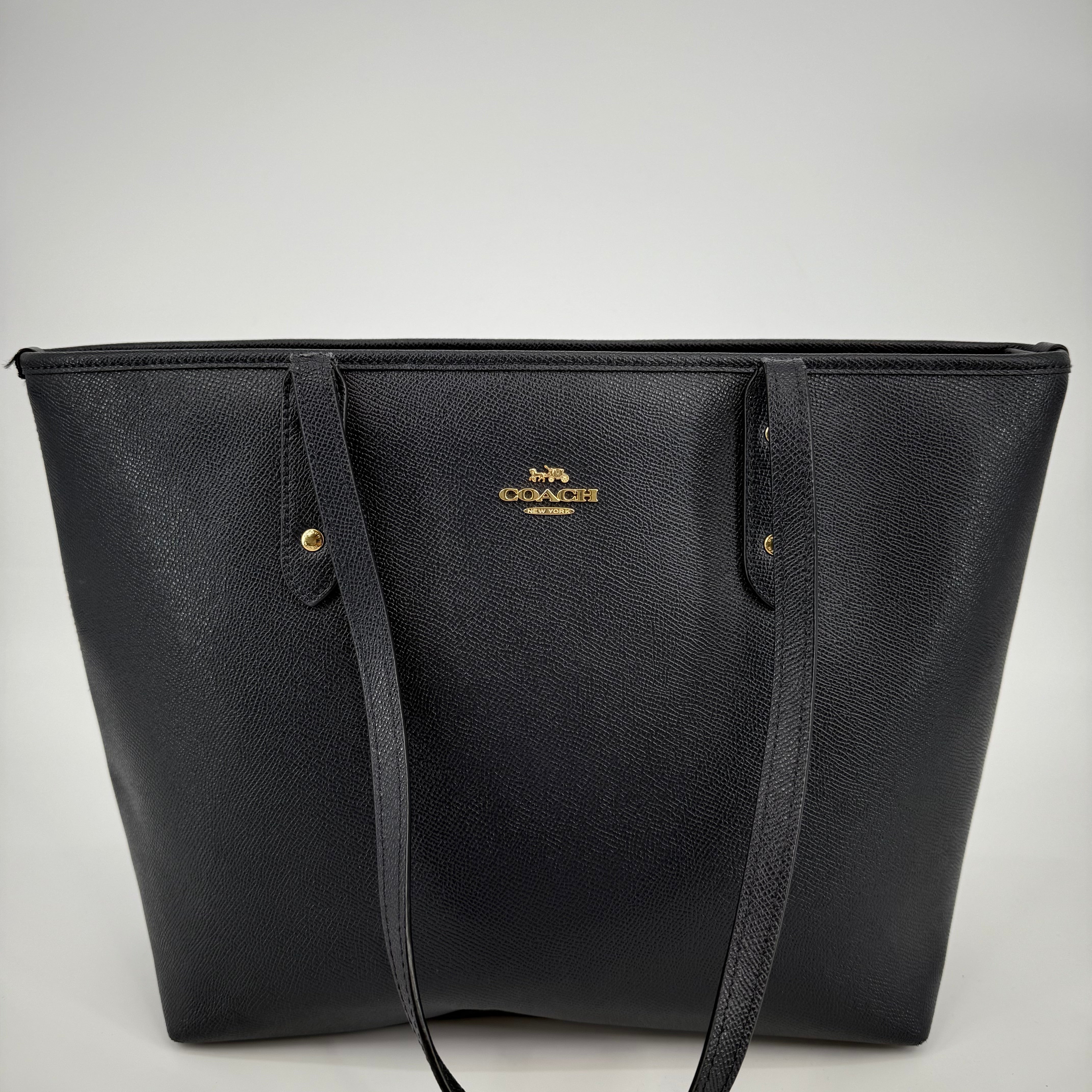 Coach Black City Tote Bag