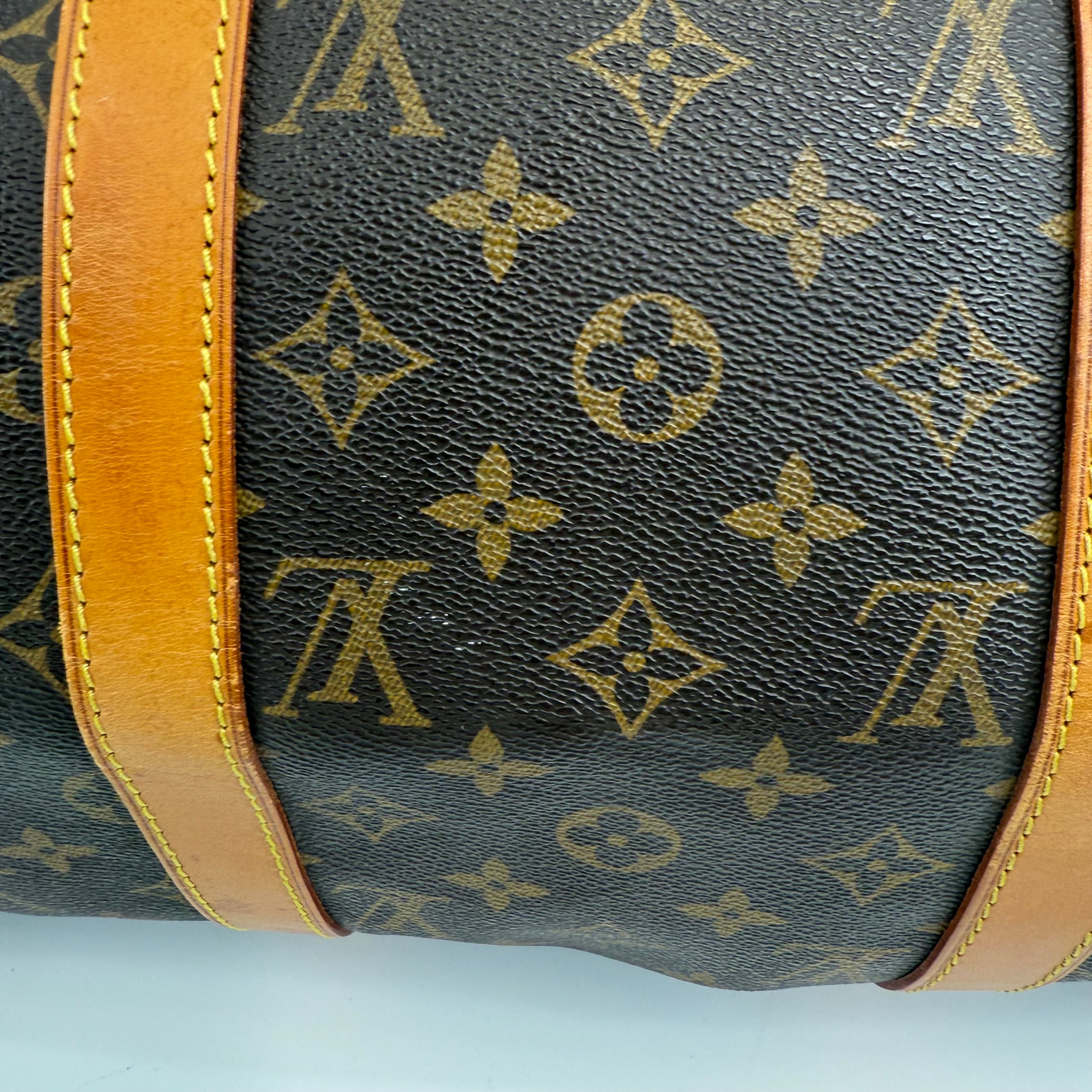 Louis Vuitton Monogram Keepall 50 With Strap