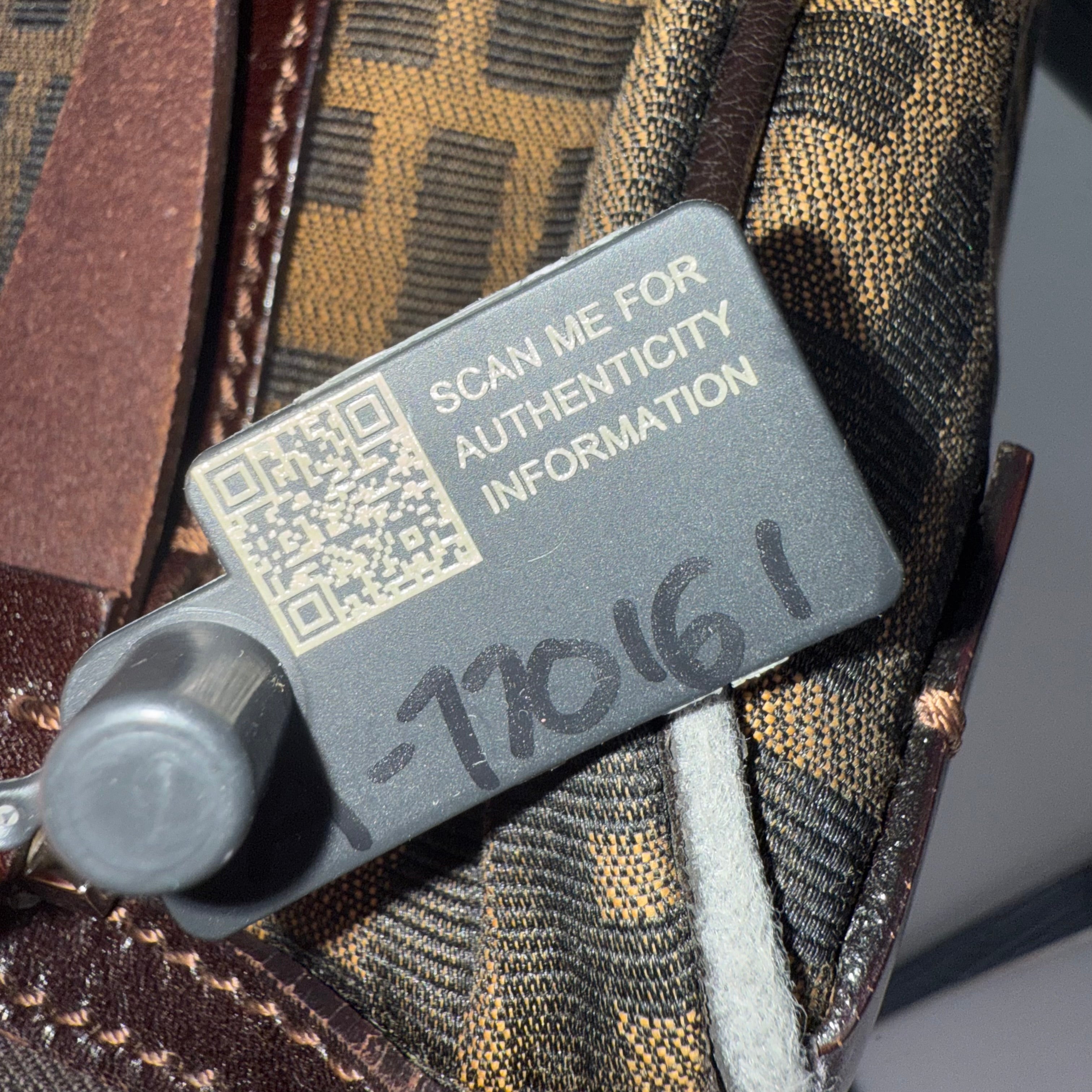 FENDI Mini Boston Handbag