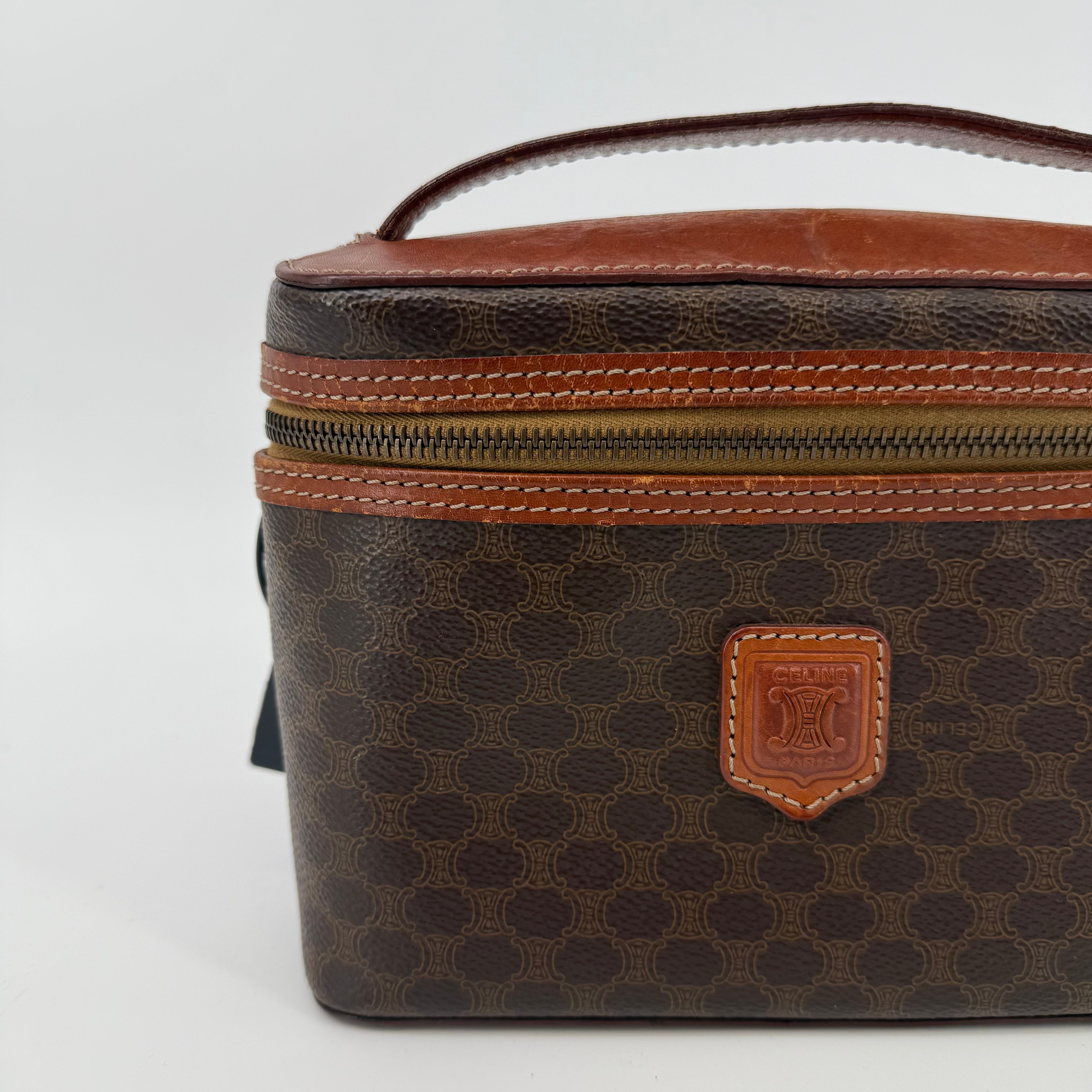 Celine Monogram Macadam Vanity Bag (929931)