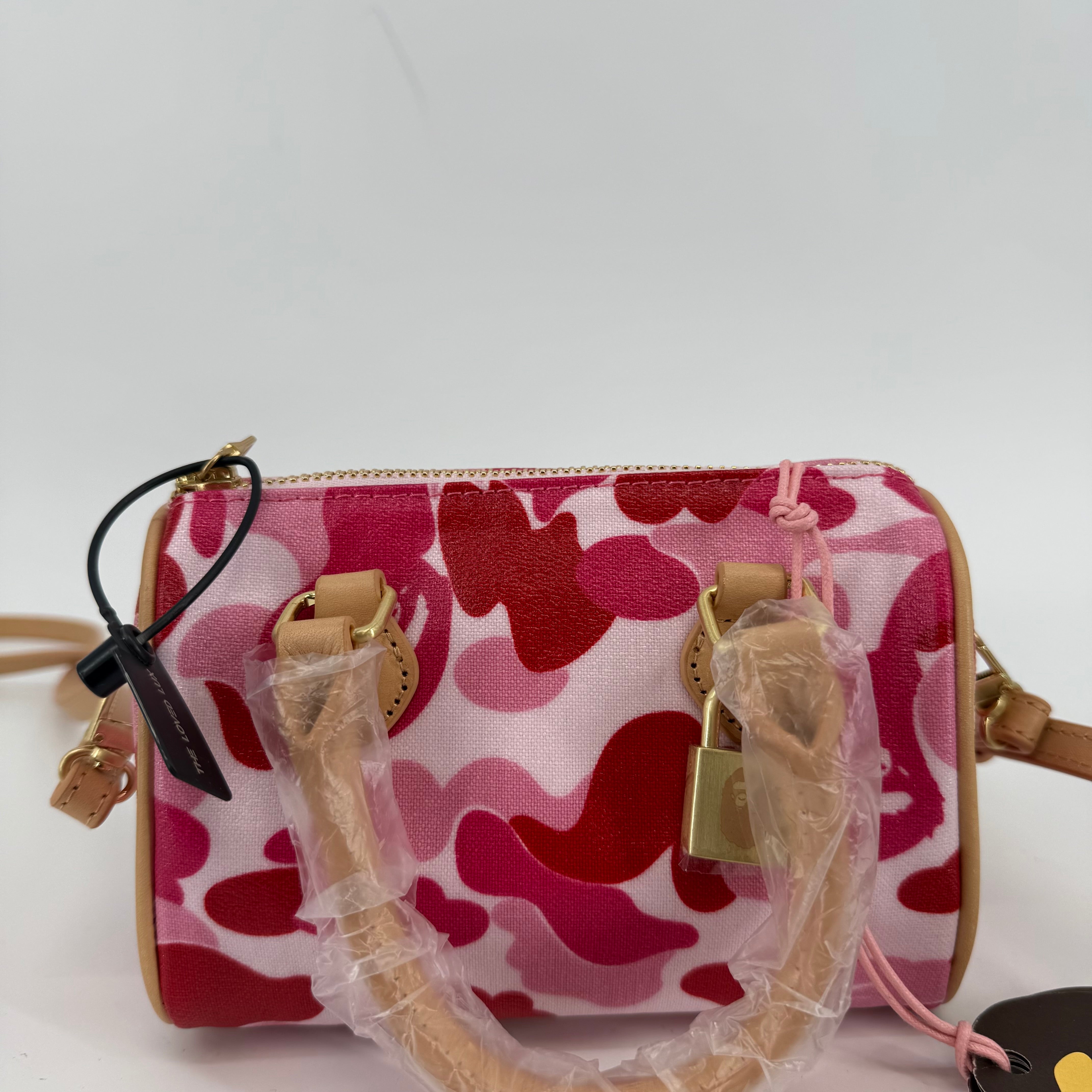 BAPE Mini Pink Camo Shoulder Bag (L-369)