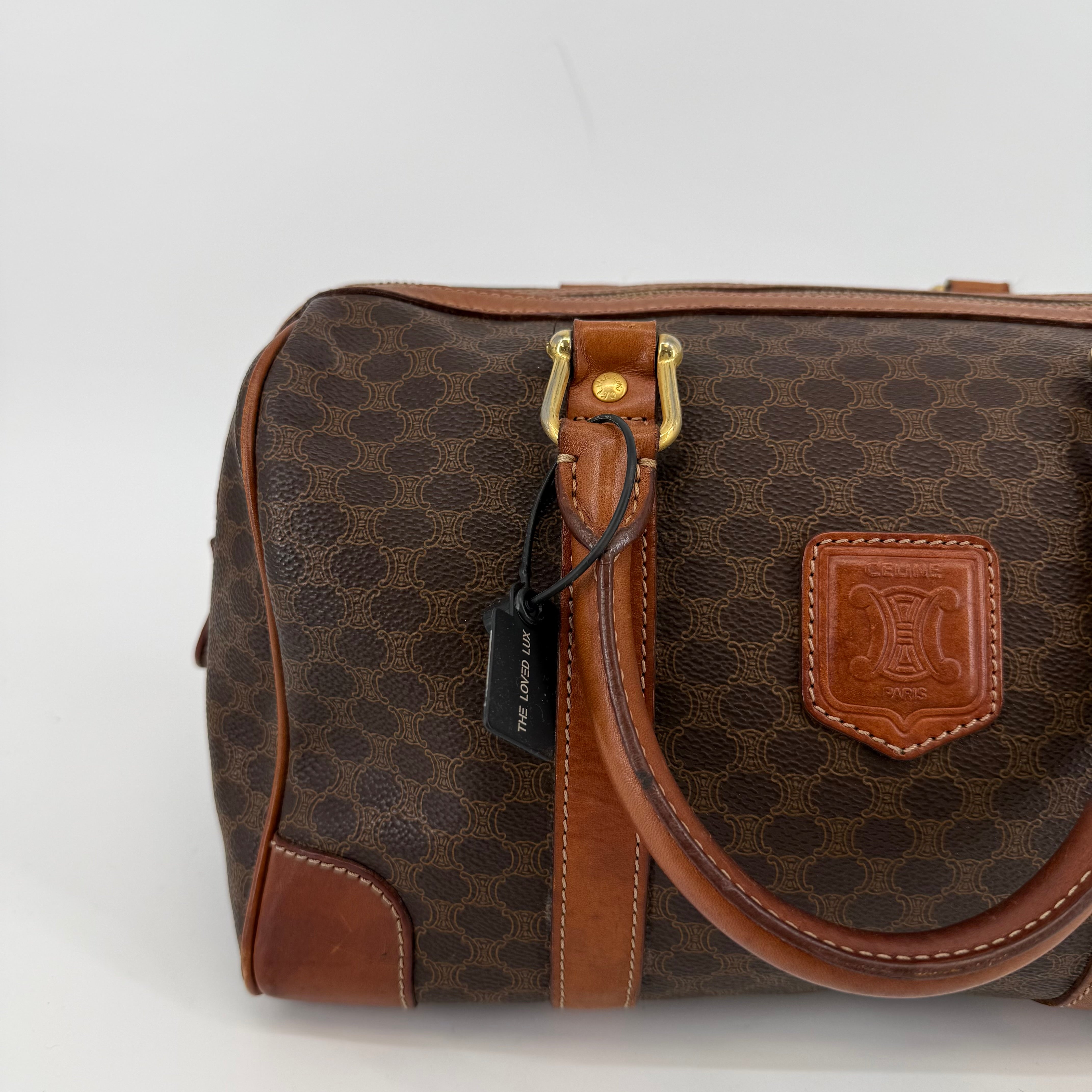 Celine Macadam Leather Boston 30 Bag (986565)