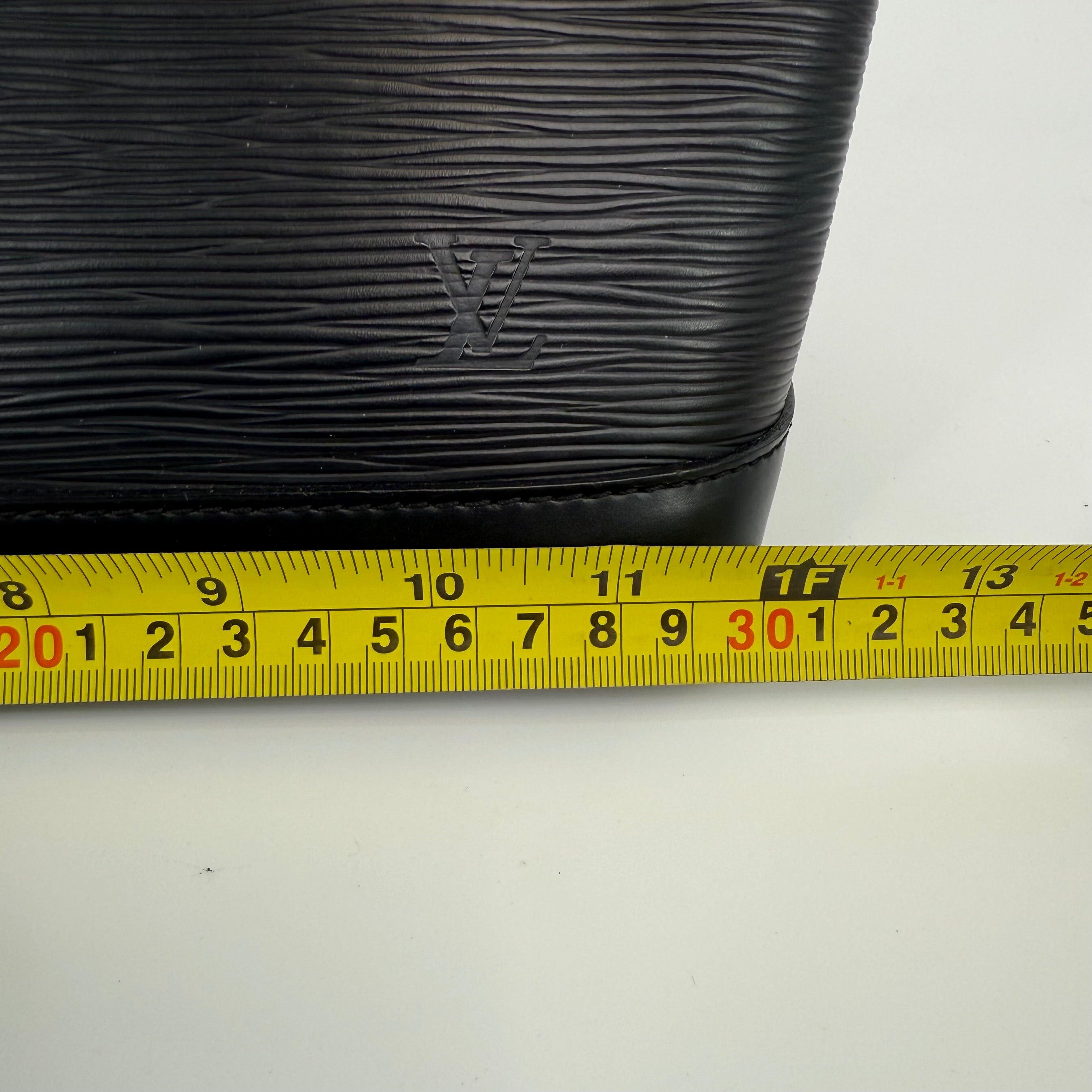 Louis Vuitton Epi Black Alma