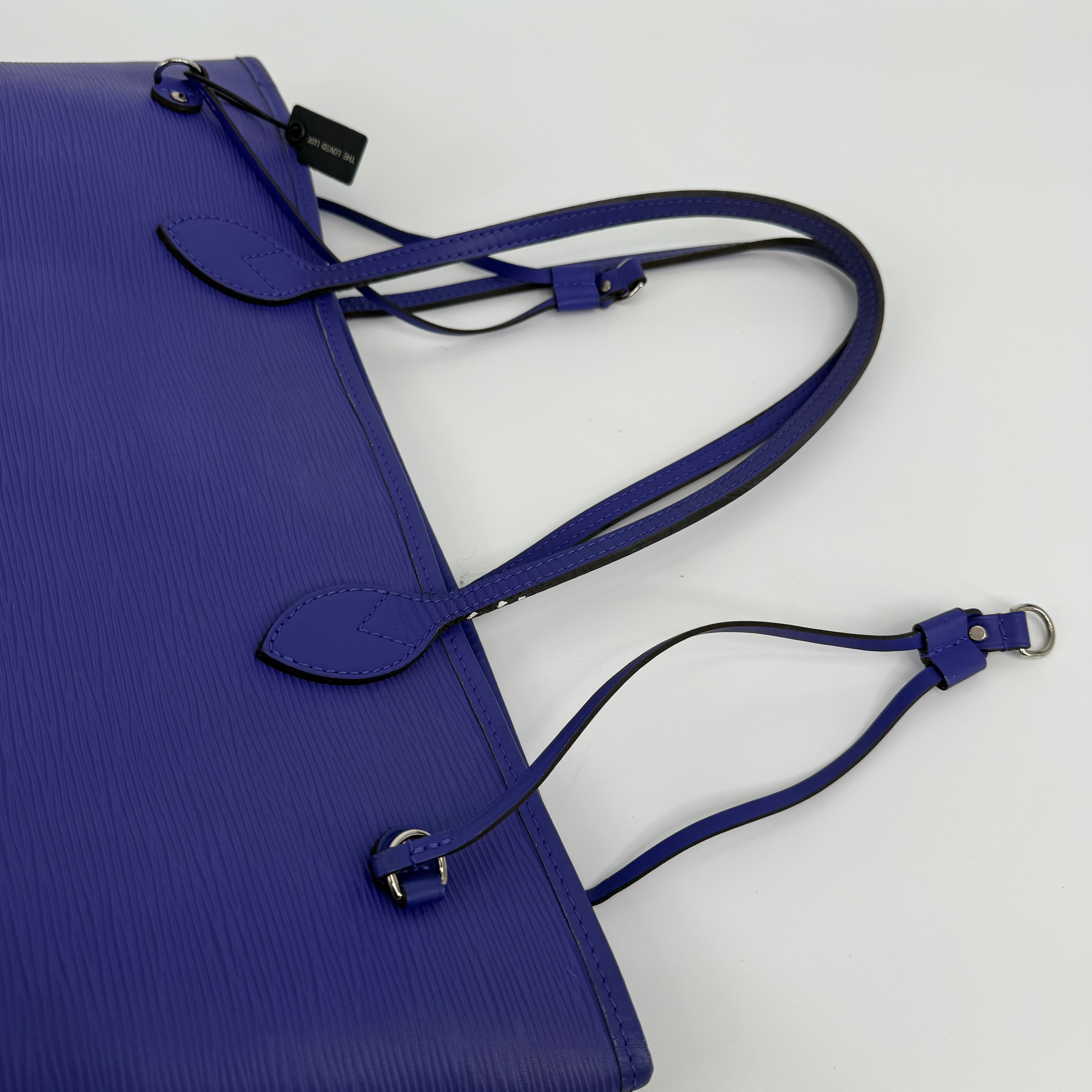 Louis Vuitton Epi Purple Neverfull MM With Pouch