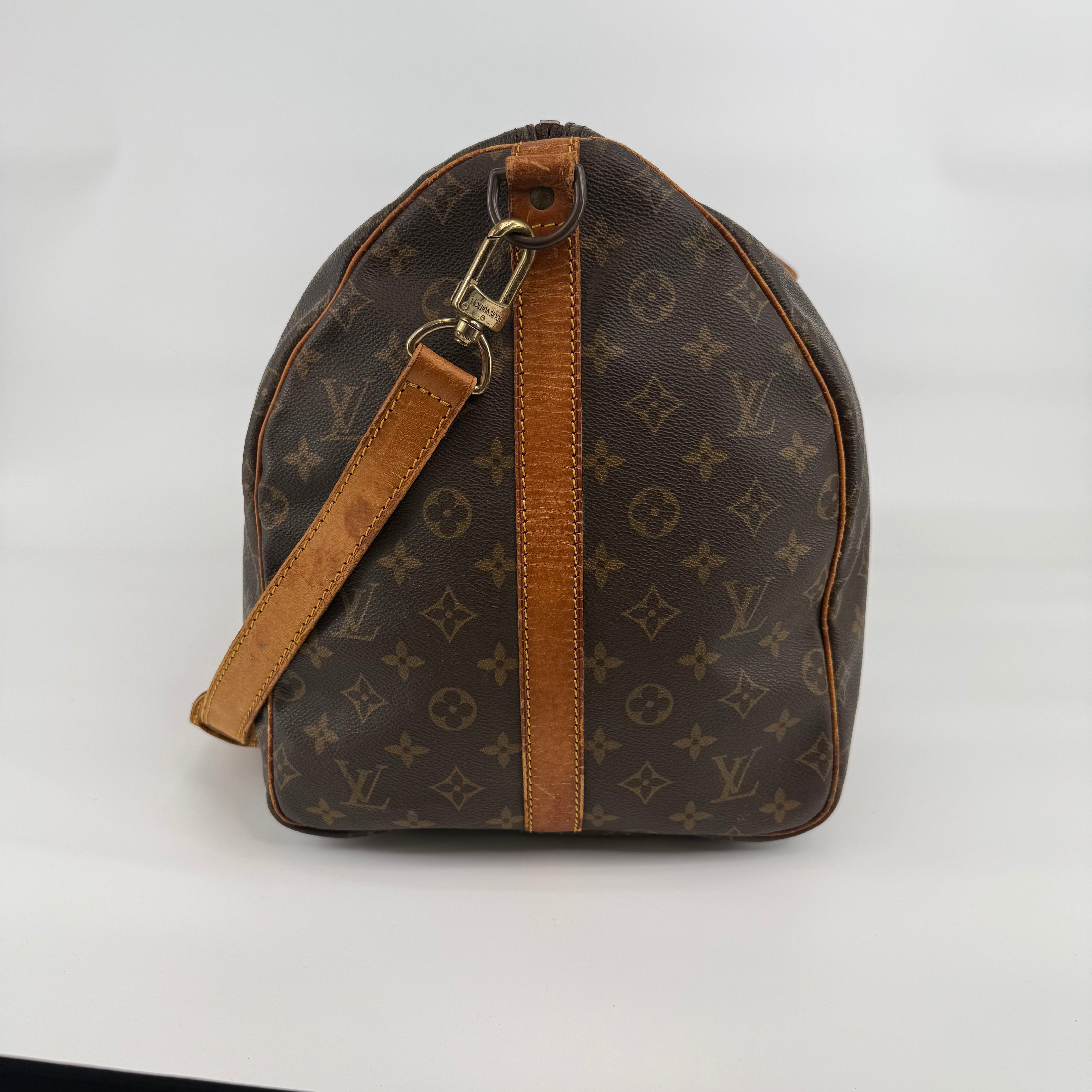 Louis Vuitton Monogram Keepall 55 With Strap