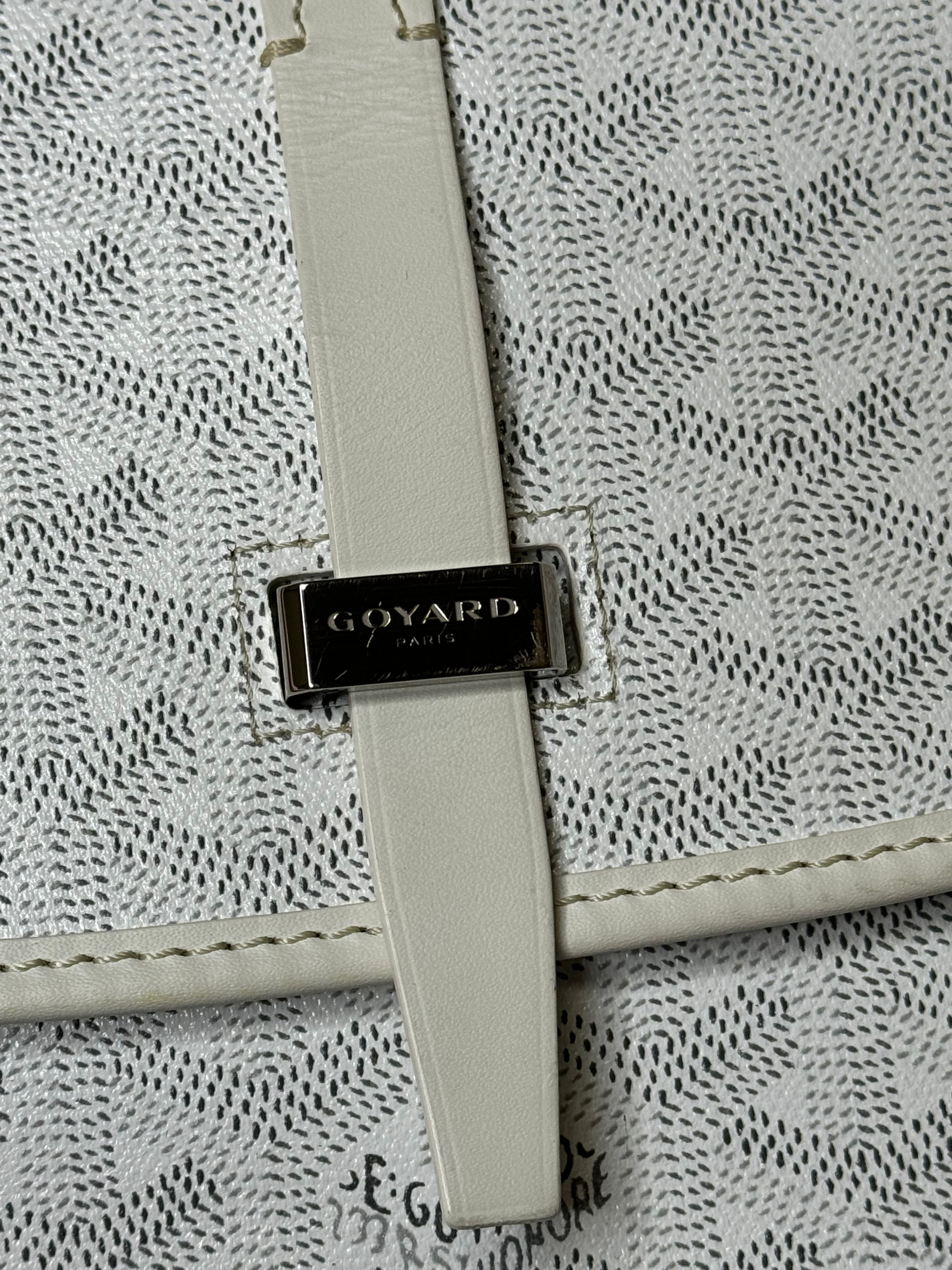 GOYARD Belvedere white