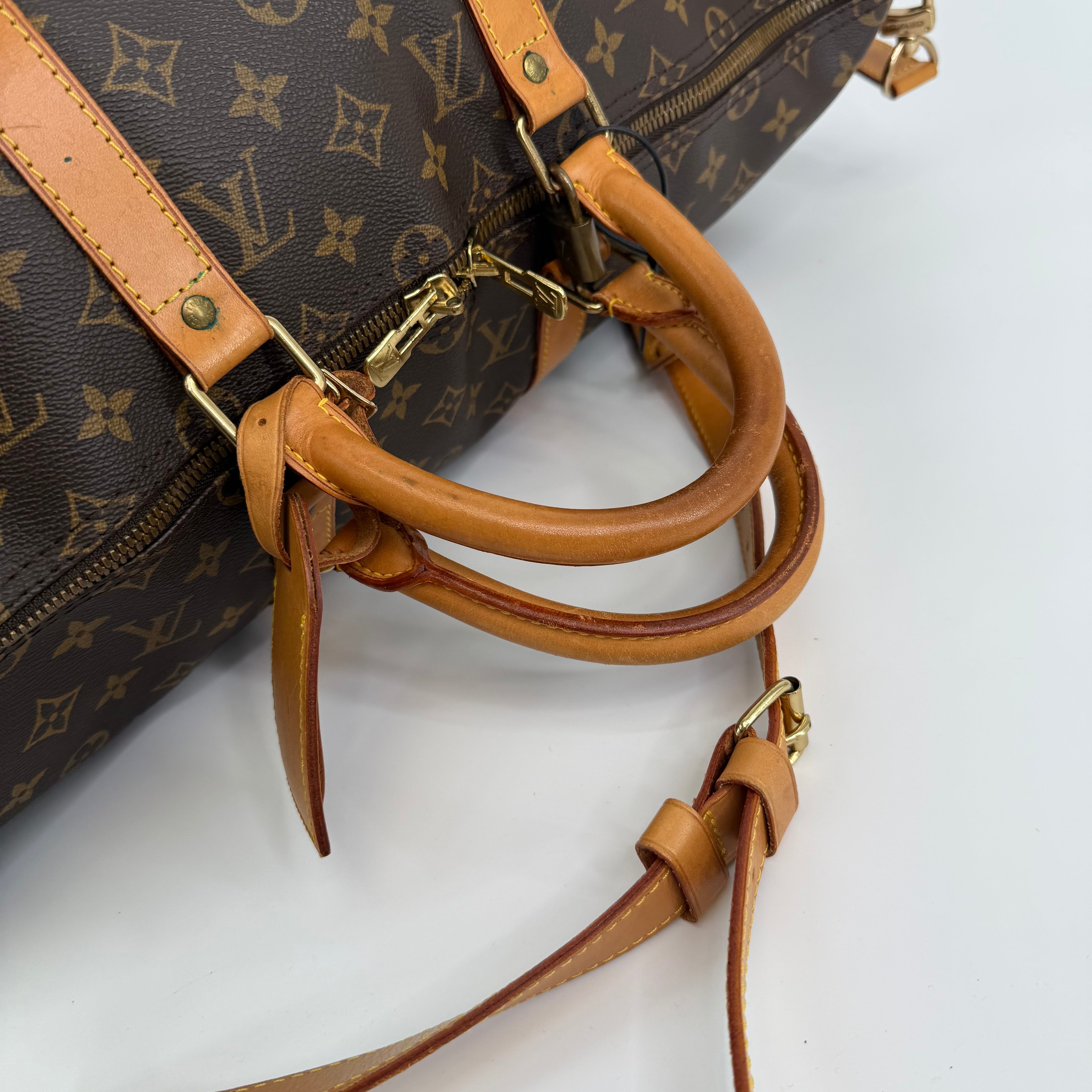 Louis Vuitton Monogram Keepall 50 With Strap