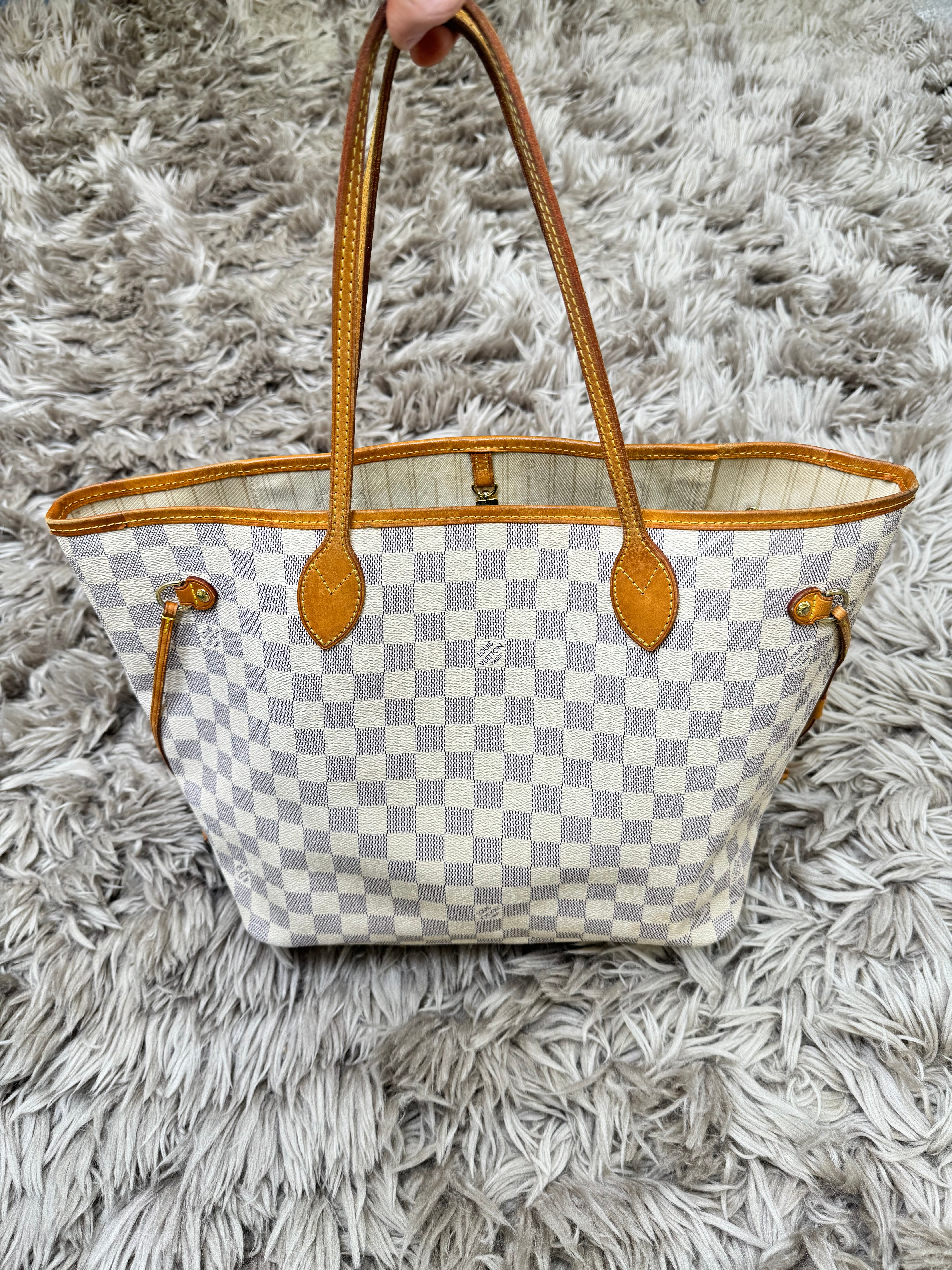 Louis Vuitton neverfull MM Damier azur