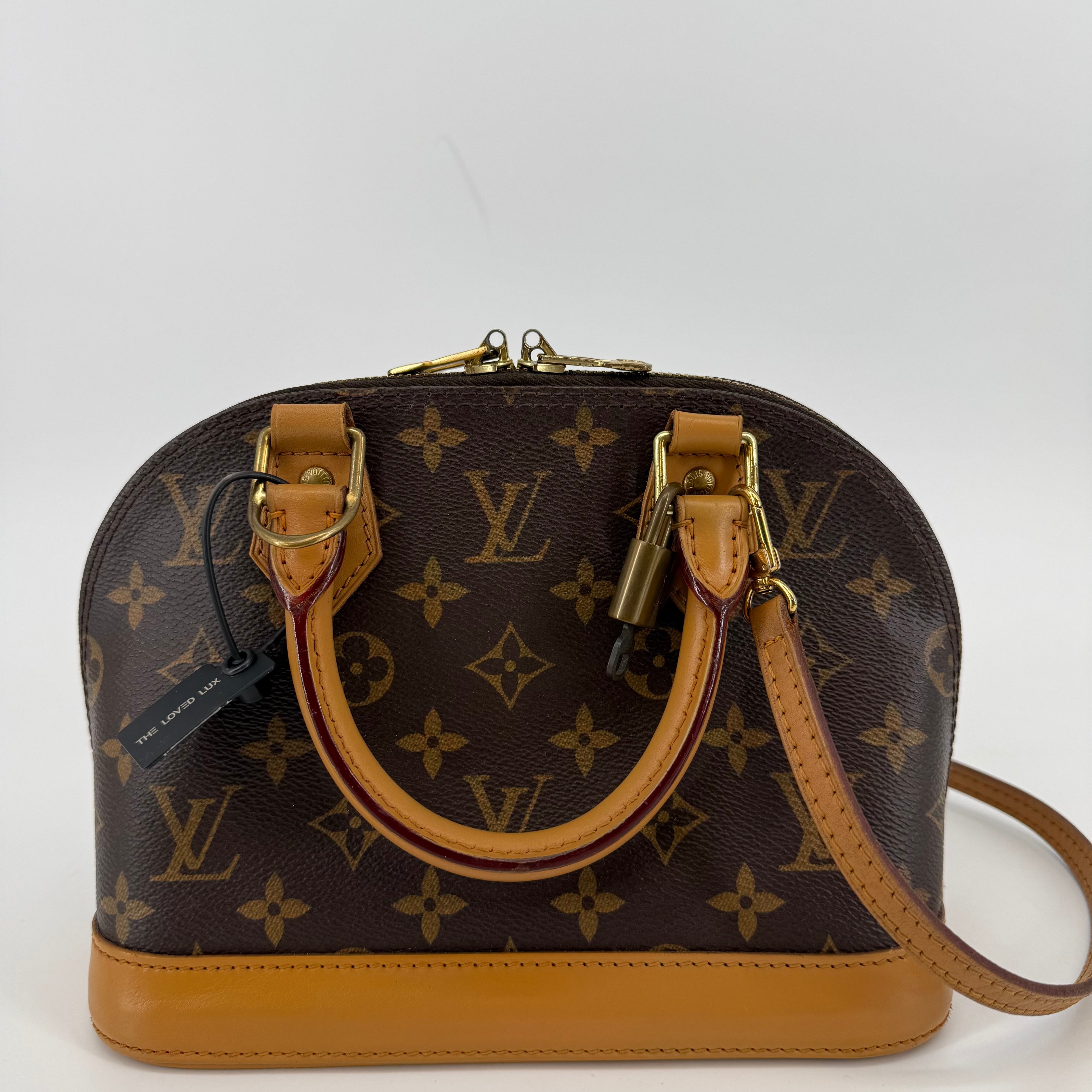 Louis Vuitton Monogram Alma BB With Strap & Dustbag (L-430)
