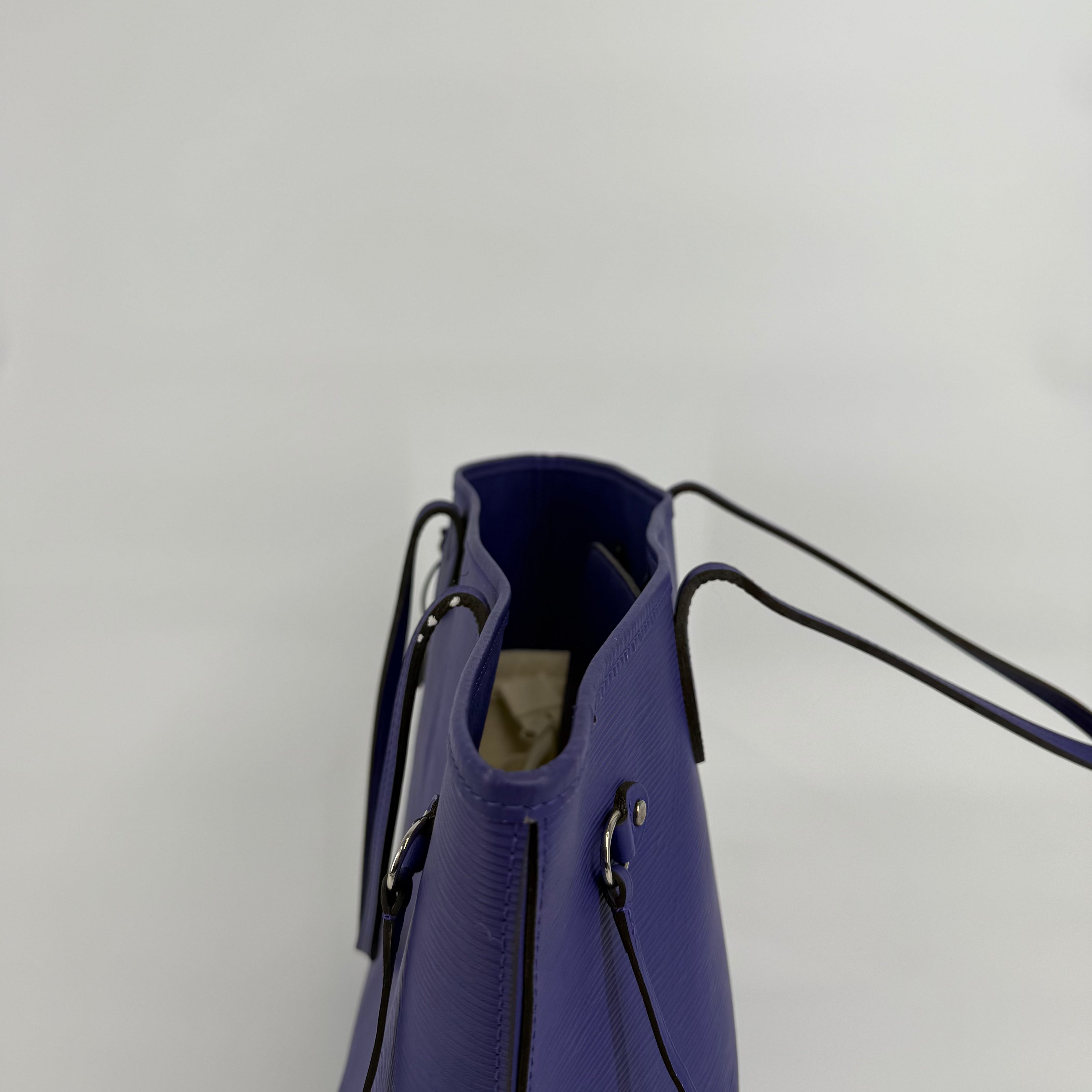 Louis Vuitton Epi Purple Neverfull MM With Pouch