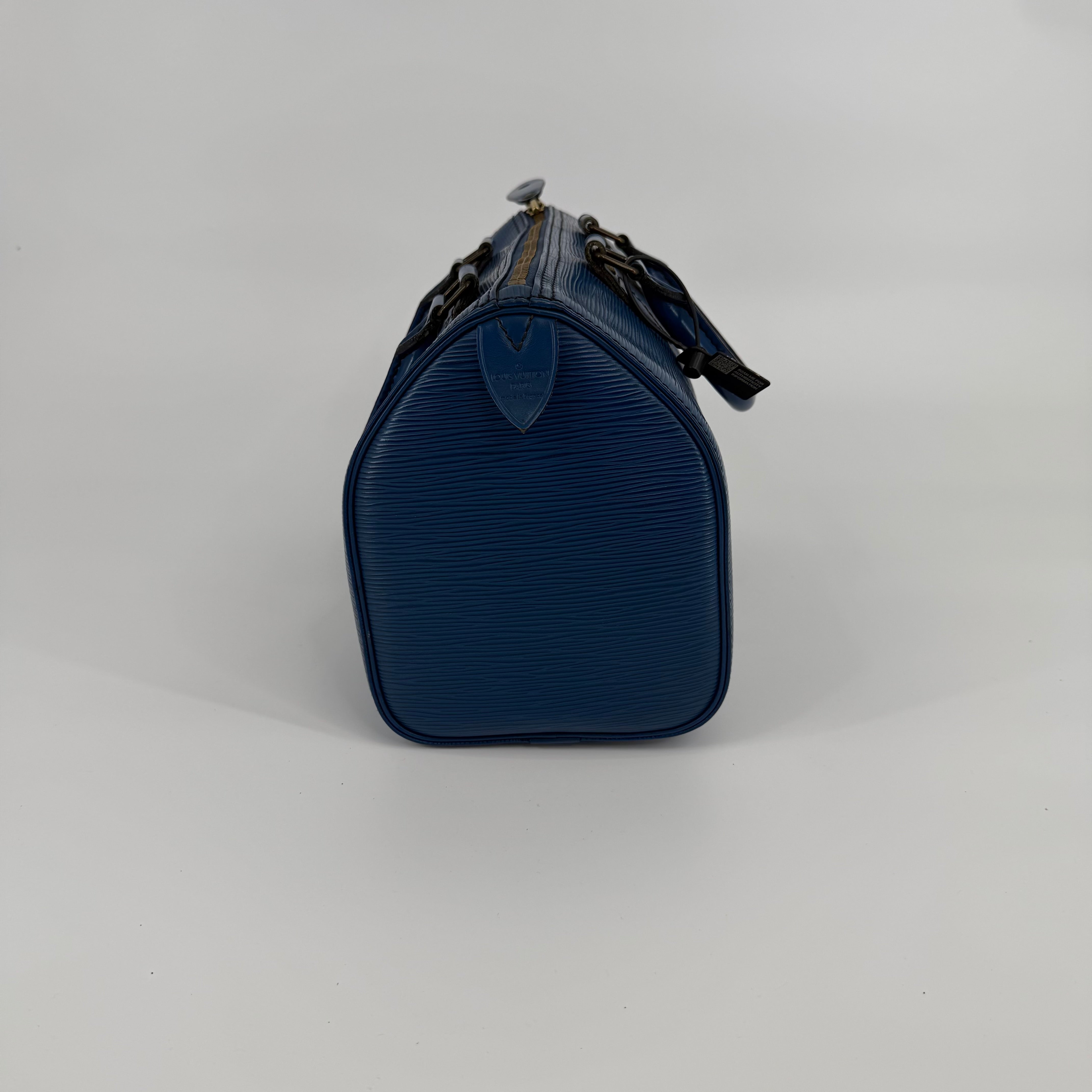 Louis Vuitton Epi Blue Speedy 25