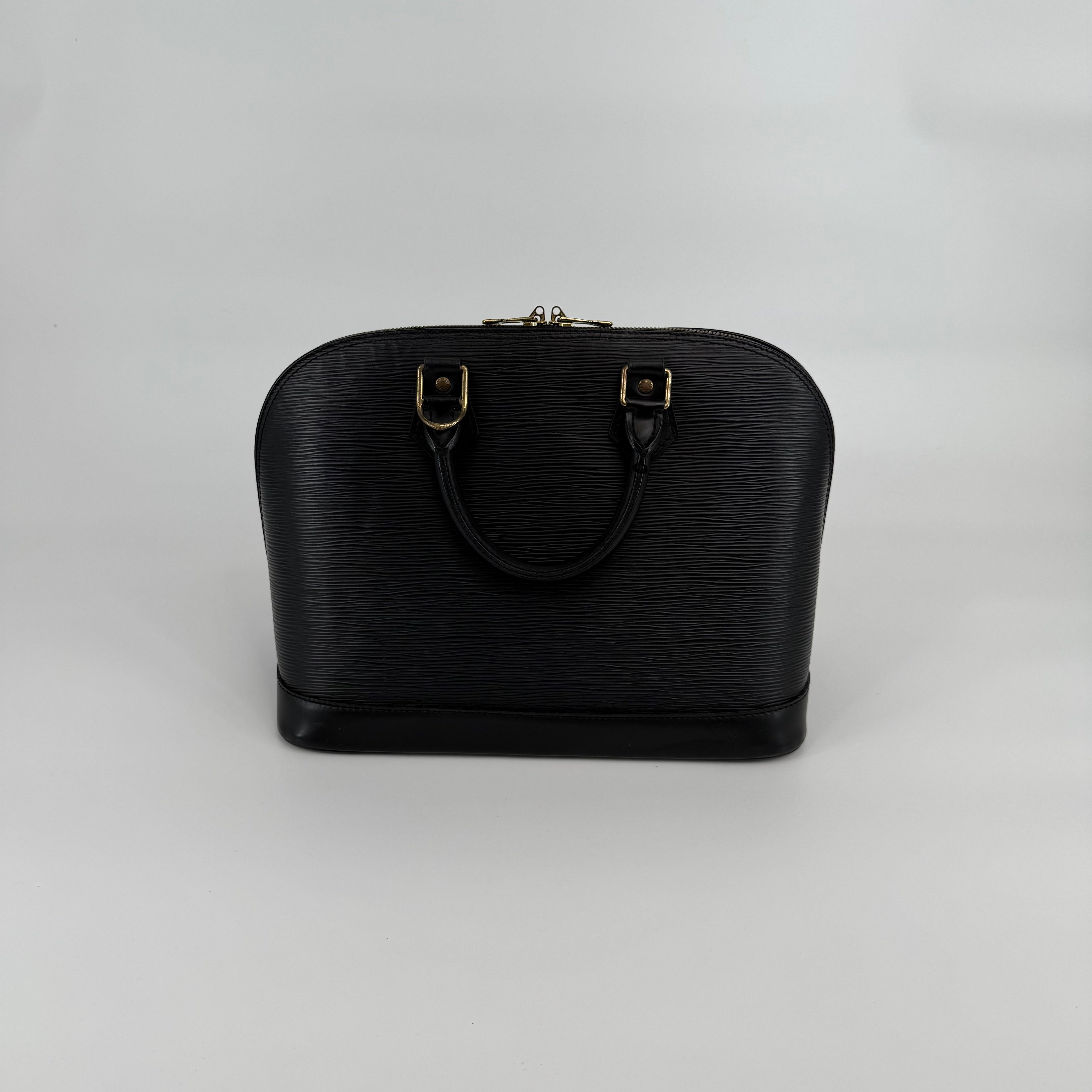 Louis Vuitton Epi Black Alma