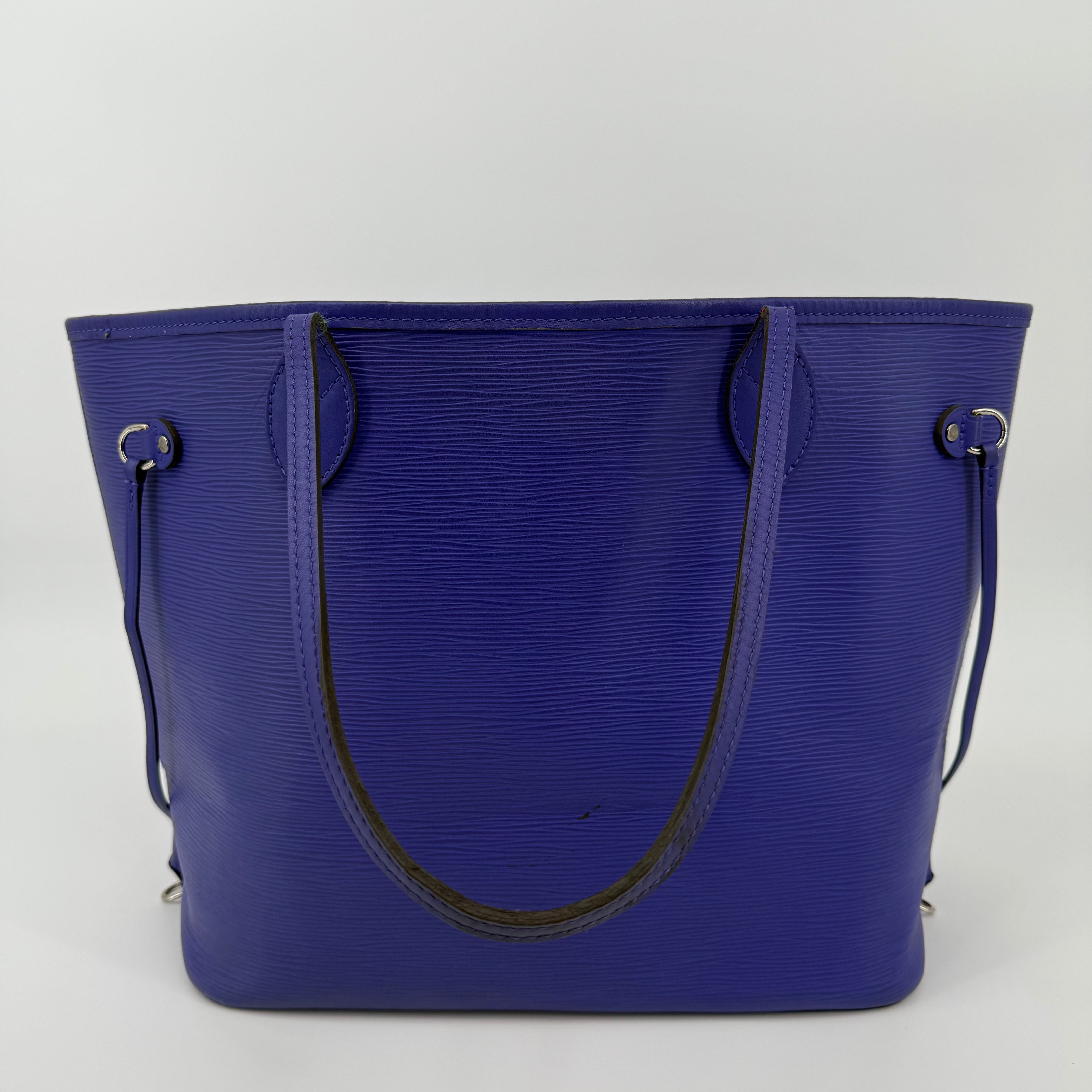 Louis Vuitton Epi Purple Neverfull MM With Pouch