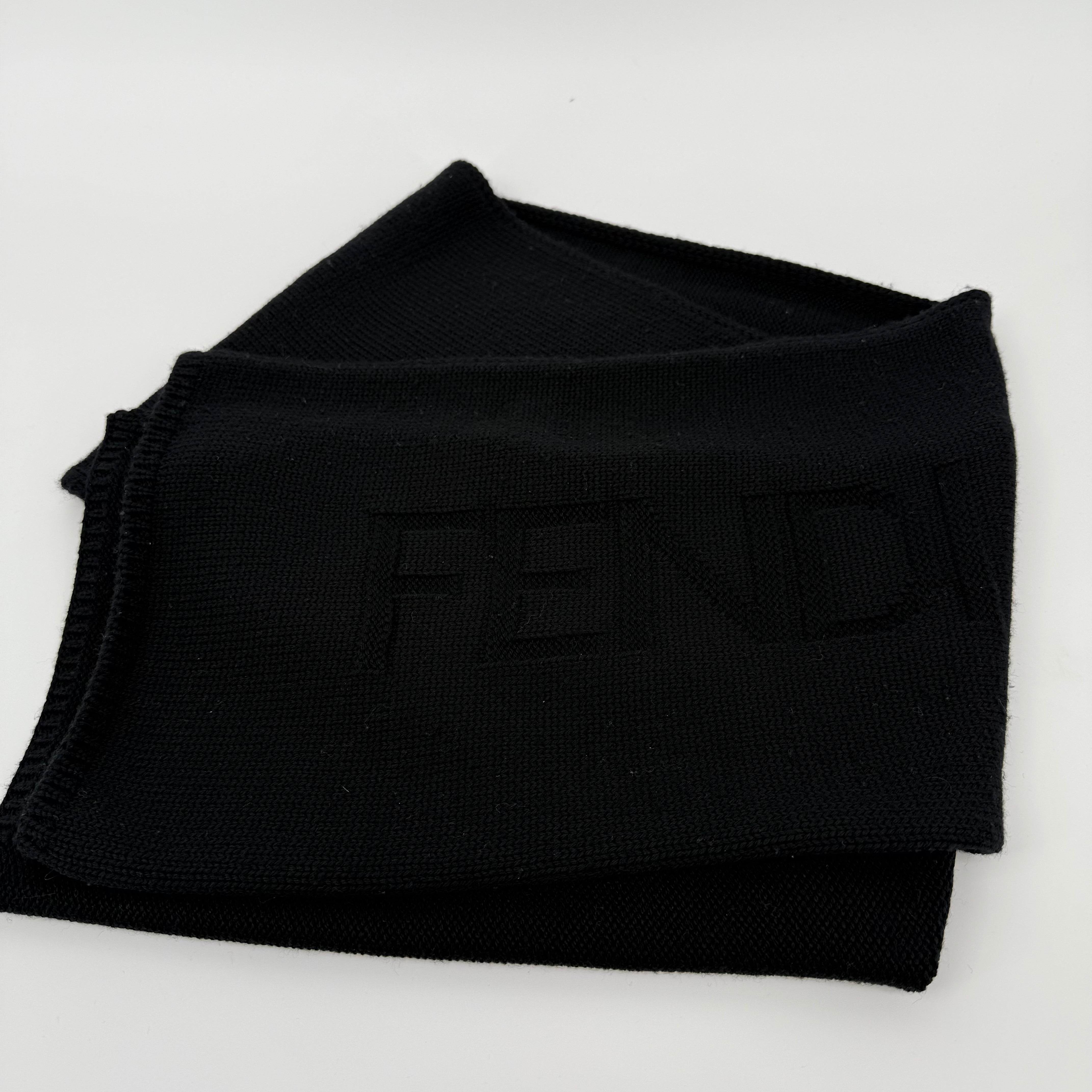 FENDI Black Scarf