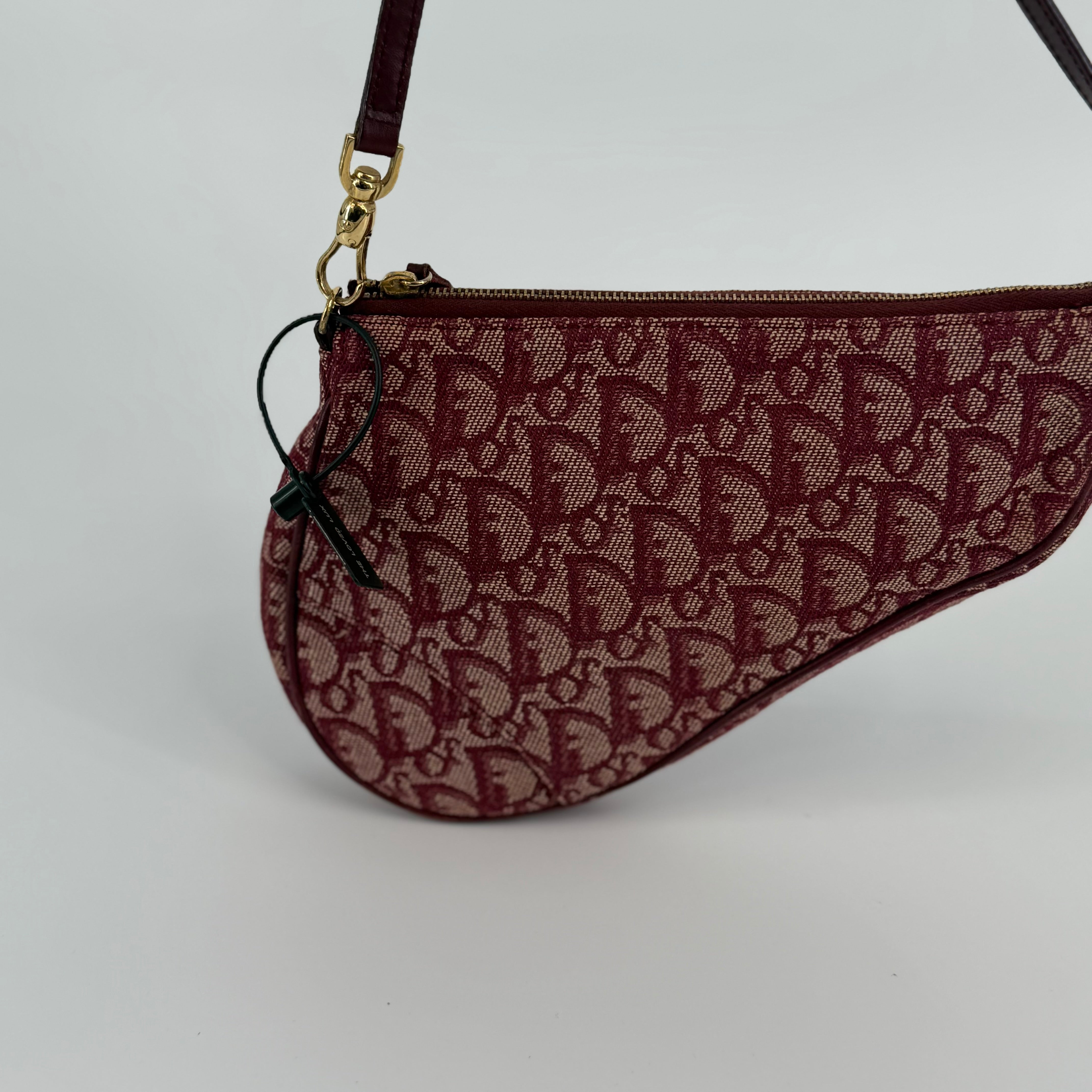 DIOR Pink Pony Saddle Trotter Handbag