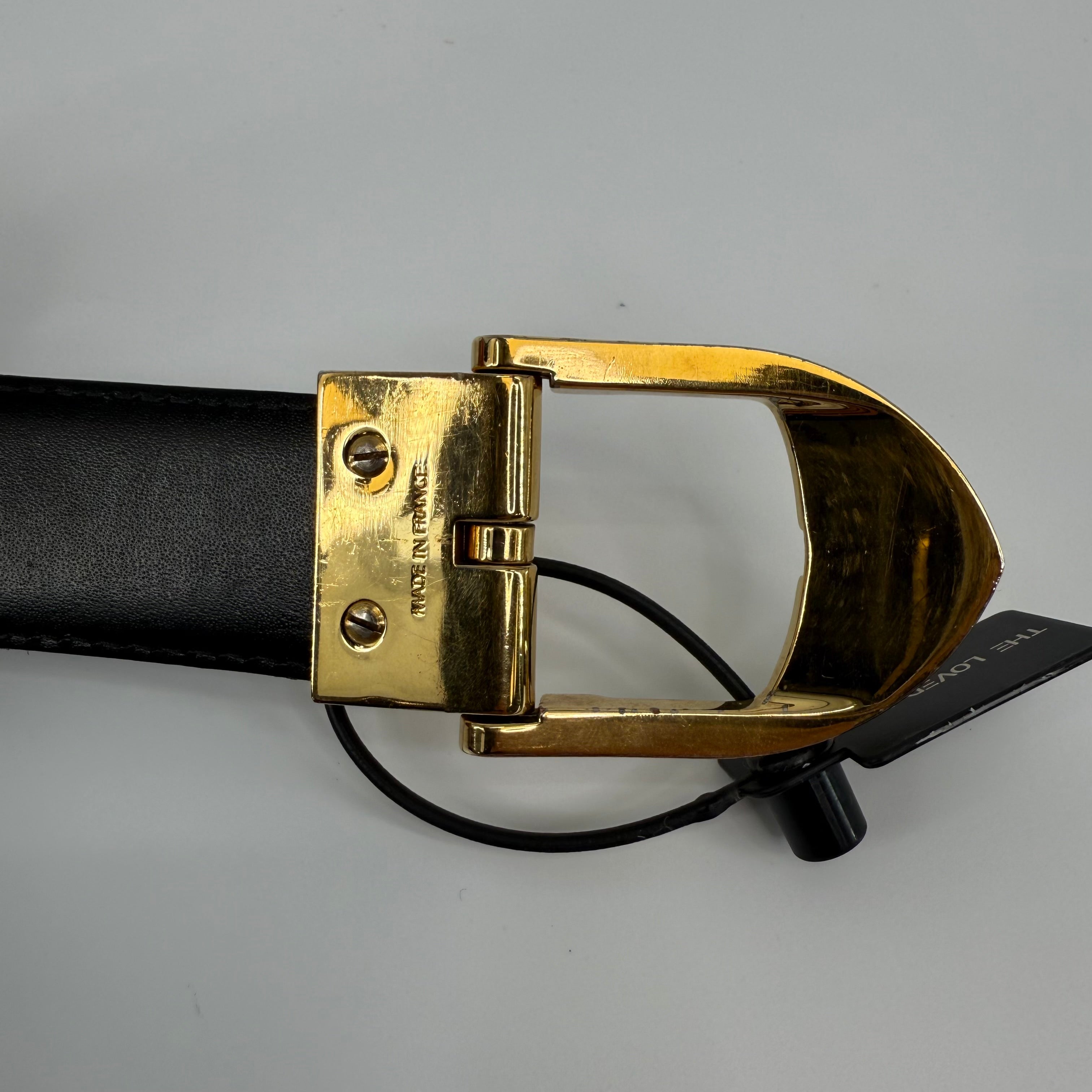 Louis Vuitton Epi Black Belt 105cm