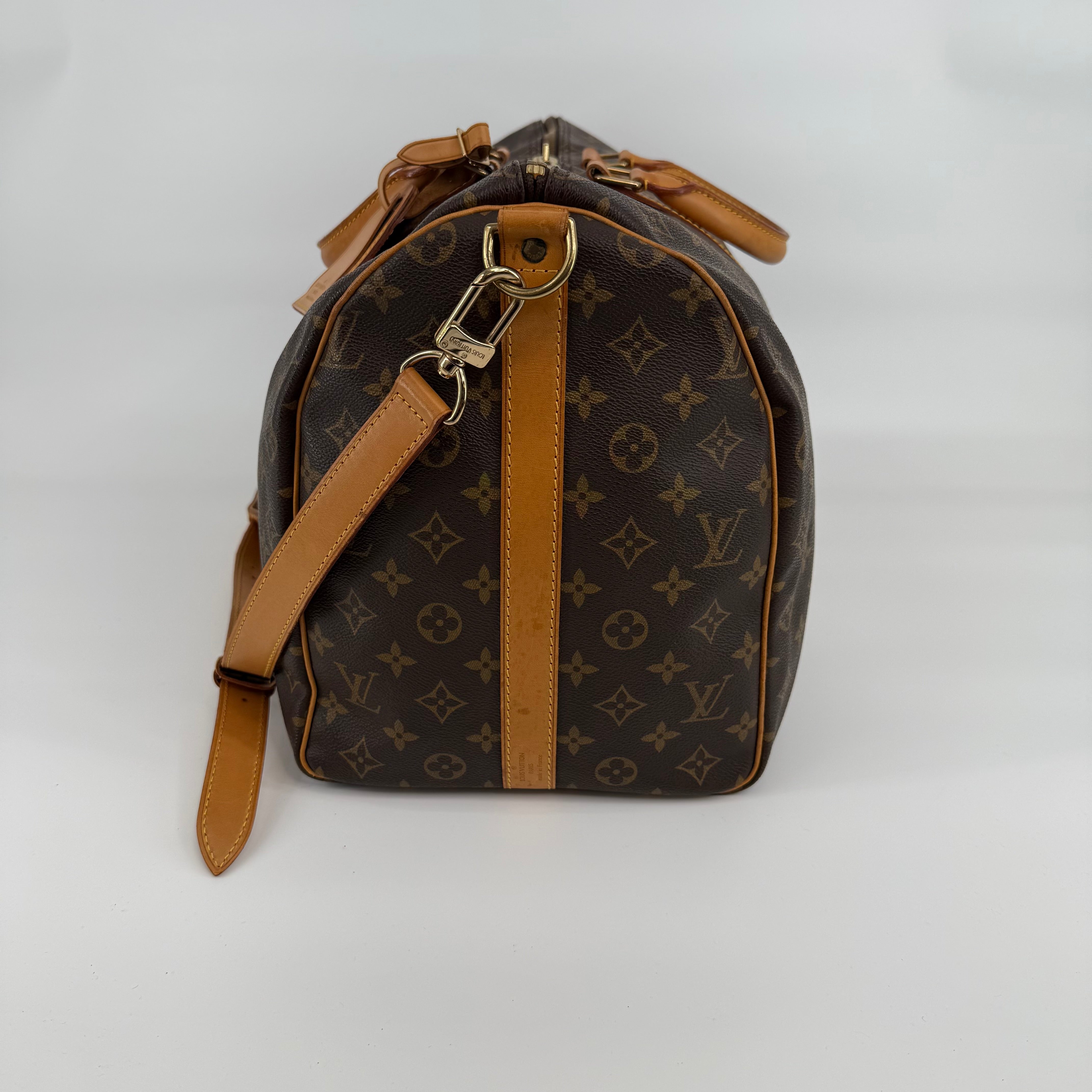 Louis Vuitton Monogram Keepall 50 With Strap
