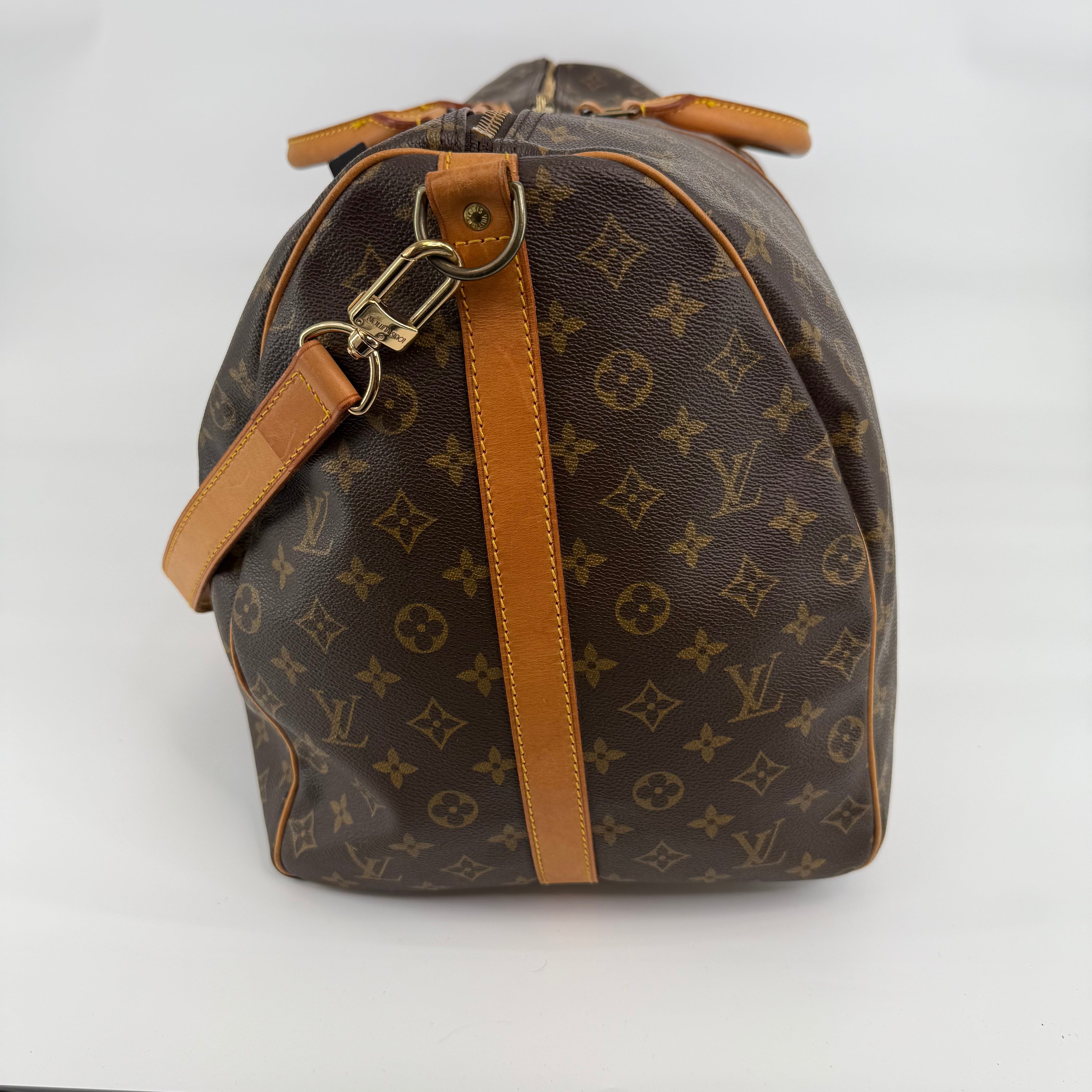Louis Vuitton Monogram Keepall 60 With Strap
