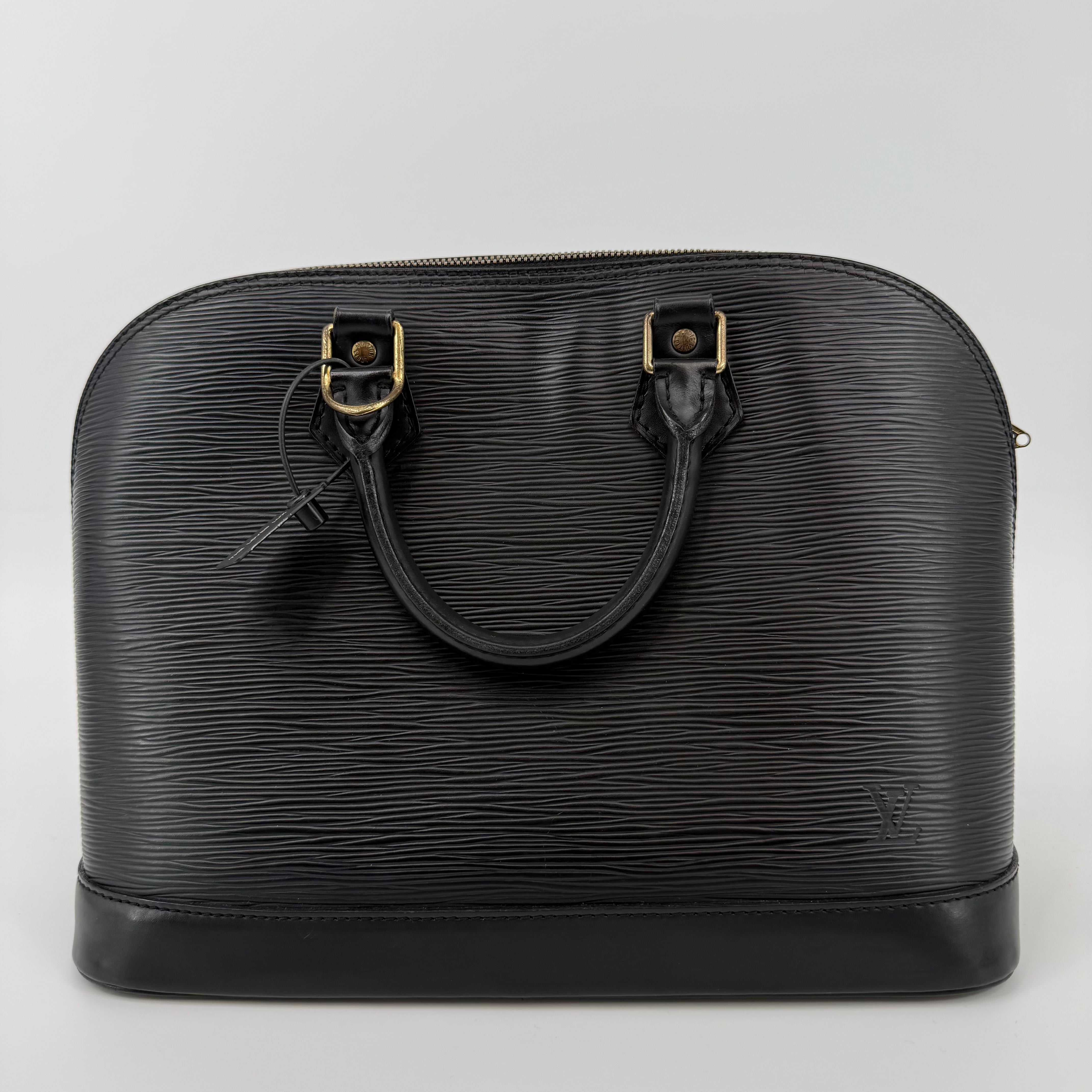 Louis Vuitton Epi Black Alma