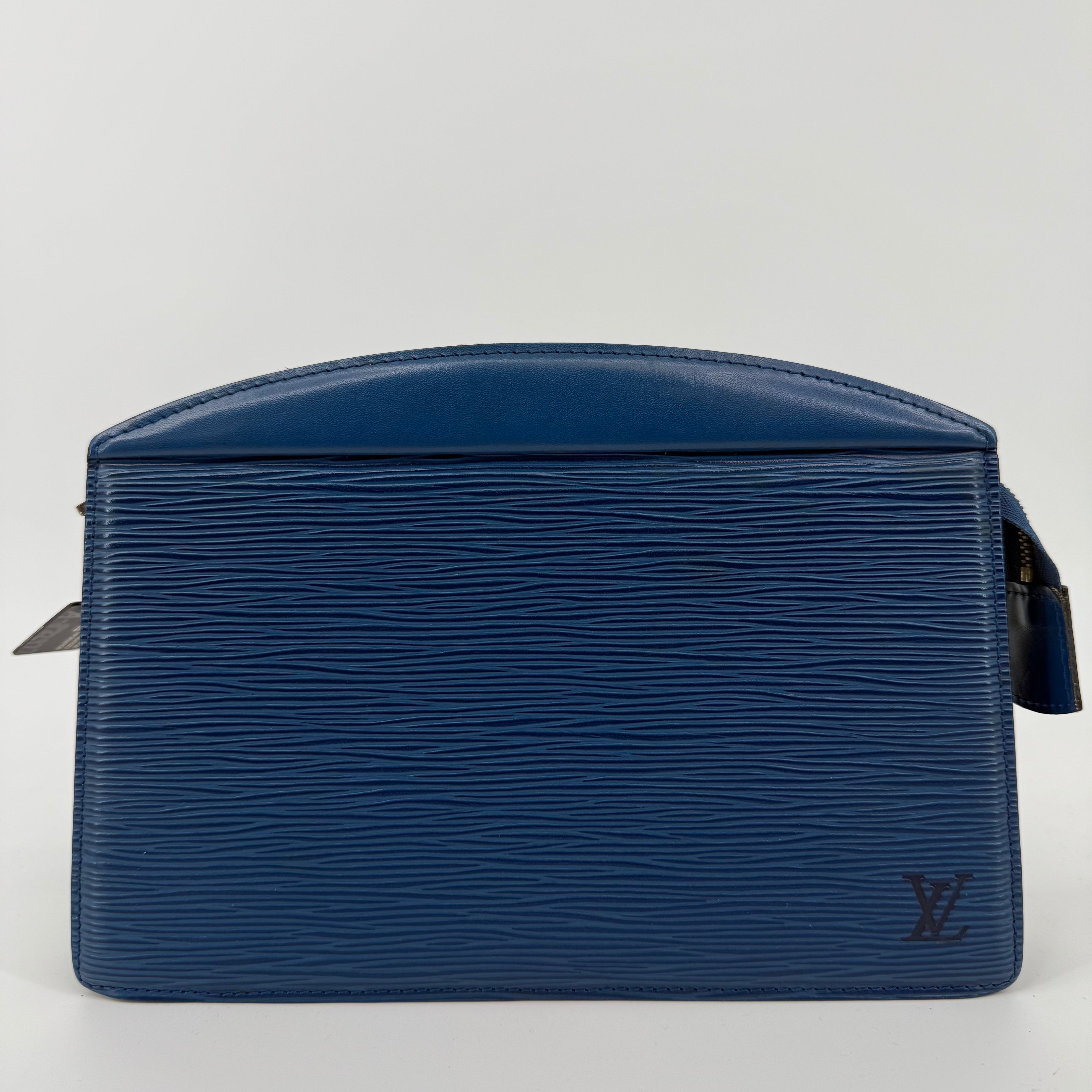 Louis Vuitton Epi Blue Trusse Crete Clutch
