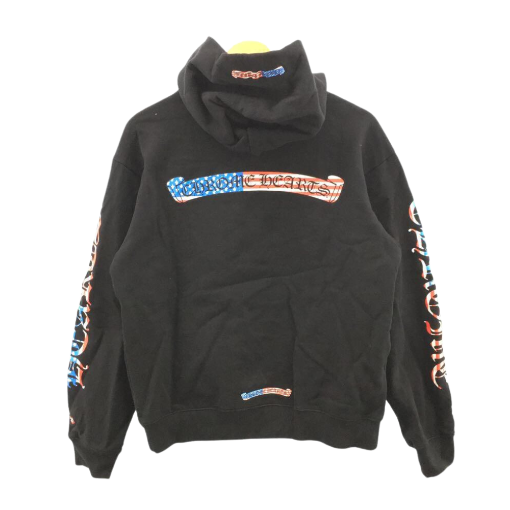 Chrome Hearts Hooded Sweatshirt Black/Red/Blue